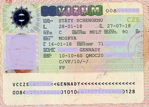 Виза в Чехию на полгода на 2018 год